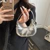 Niche design fashionable and cute ins mini bag female foreign style 2025 new portable crescent bag
