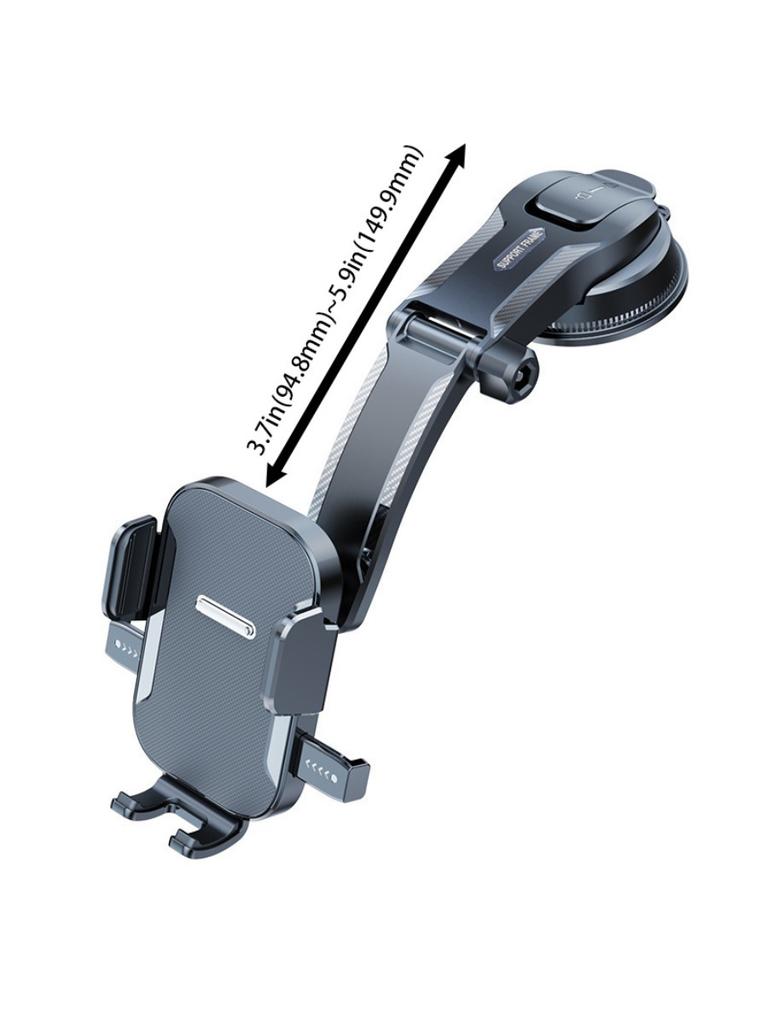 AC Vent Phone Holder, Folds Flat & Doesn't Block Air. 12x11cm, 360° Rotation, Strong Grip, Universal