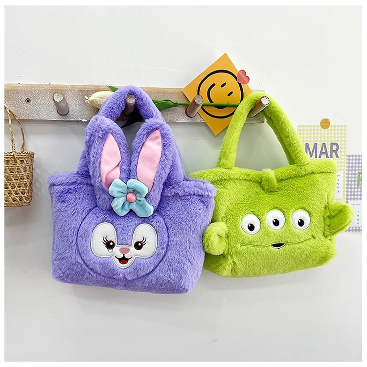 Cute Plush Kuromi Cartoon Bag For Kids Lightweight Breathable Anti Theft Design