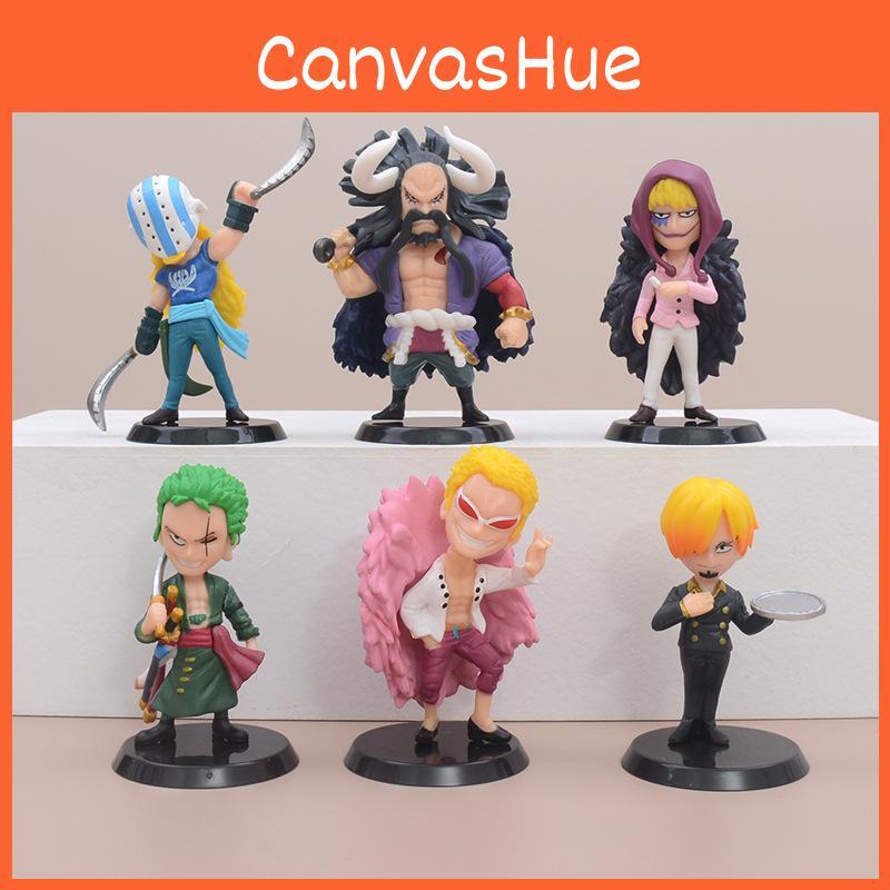 Piece Pvc One Model Ornament Set Of Six For Anime Enthusiasts And Display