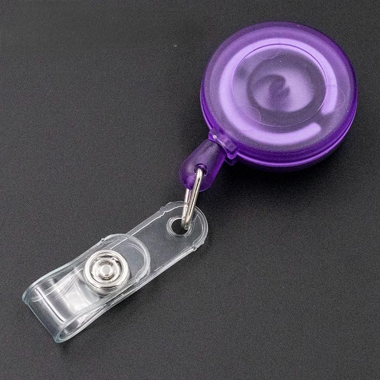 1pc Credential Pass Badges Doctor Id Nurse Retractable Id Badge Reel Plastic Badges Badge Clip Nurse Accessories
