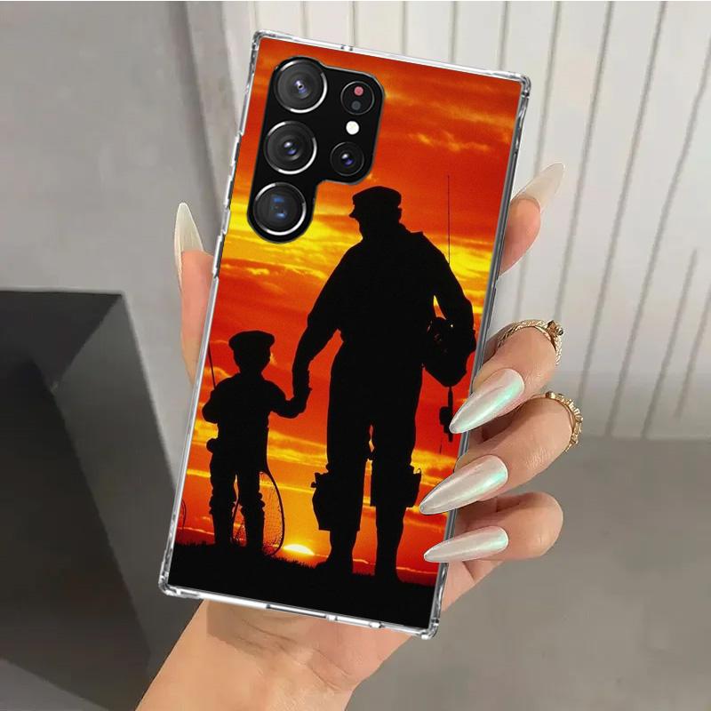 Hunting Fishing Man Phone Case for Samsung Galaxy A17 A16 A26 A36 A56 A15 A25 A35 A55 A14 A24 A34 A54 A13 A23 A33 A53 A05S A04S