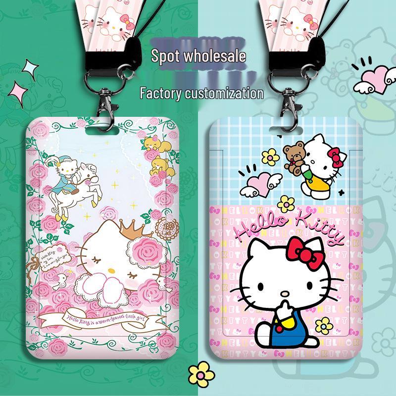 Sanrio Cartoon Student ID Card Holder - Cute Campus, Work, Bus, Subway, Meal Card Case