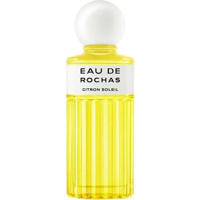 Eau de Toilette - Rochas - Eau De Citron Soleil - 100 ml - Femme - Fraîche Agrumes Aromatique