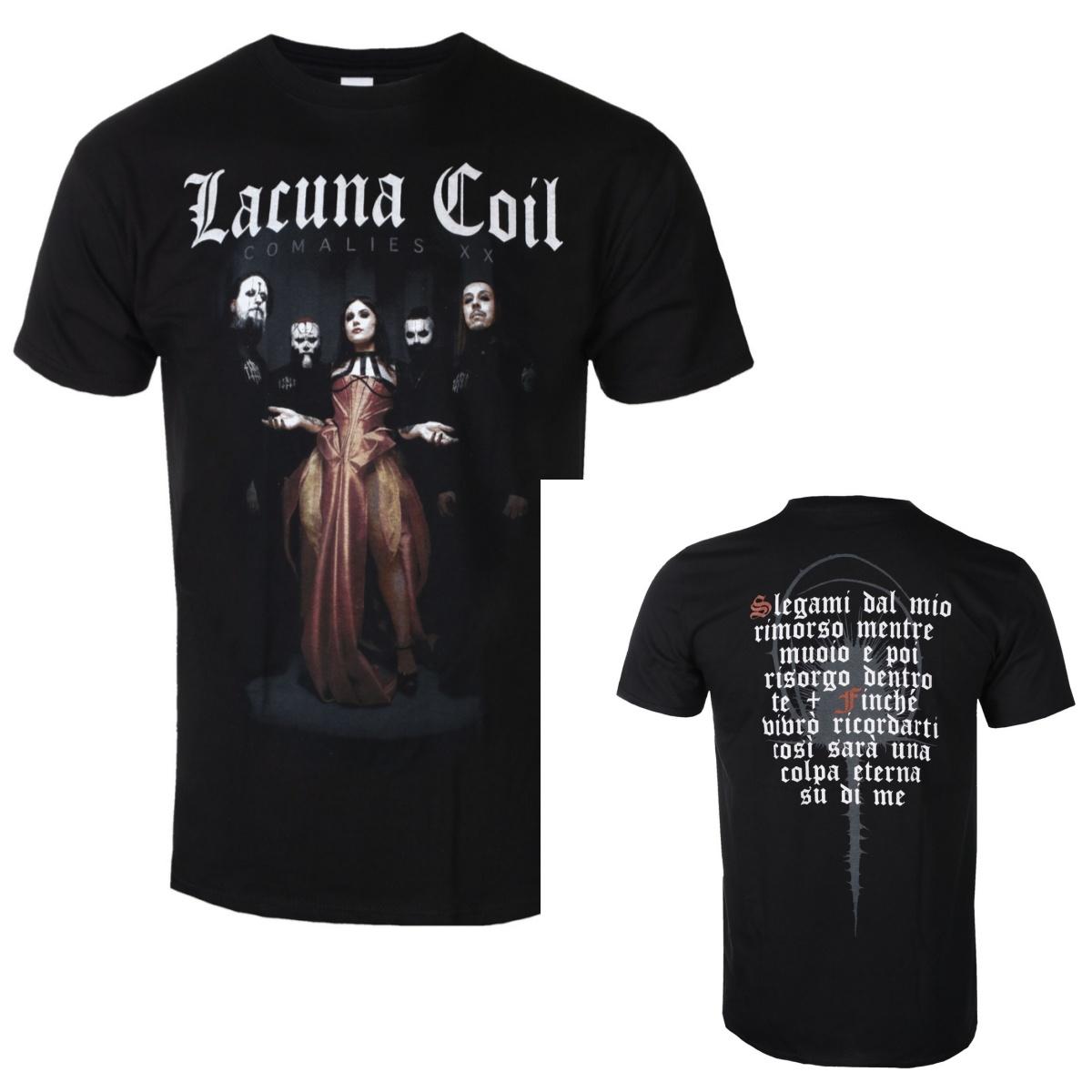 Fit Lacuna Coil Graphic Cotton Tshirt Unisex Summer Short Sleeve Fashion Brand Tee Luxury Casual Vintage Tees S