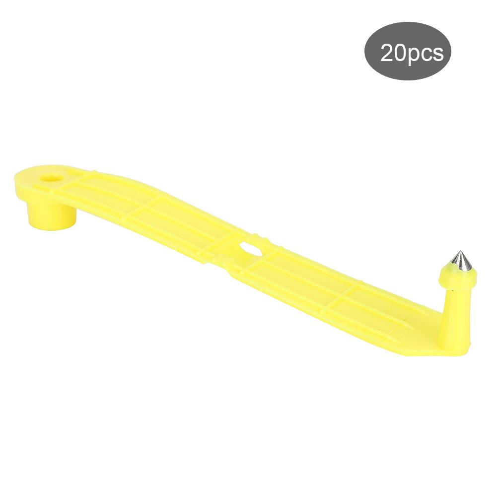 20pcs Sheep Goat Cattle Ear Tag Livestock Earrings Ear Tag Label for Animals Idetification