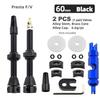 1 Set Tubeless Valve Kit with Wrench CNC Machined Super Light Metal Stem And Caps Replacement 44/60mm MTB