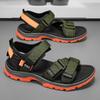 Summer Men's Sandals Trendy Casual Outdoor Sport Shoes for Holidays Beach Breathable Wear-Resistant Hiking & Walking Sandals