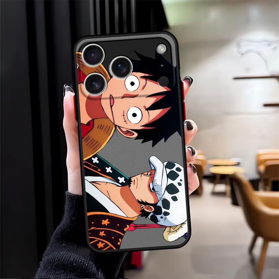 One Piece Anime Luffy Case for iPhone 17 Pro Max 11 XS XR 13 Mini 14 Air 7 8 SE 15 16 Plus 12 Funda Back Phone Cover