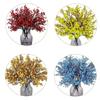 2pcs 49cm Artificial Wintersweet Flower 5 Forks Long Branch Flower Branch  Halloween Decor