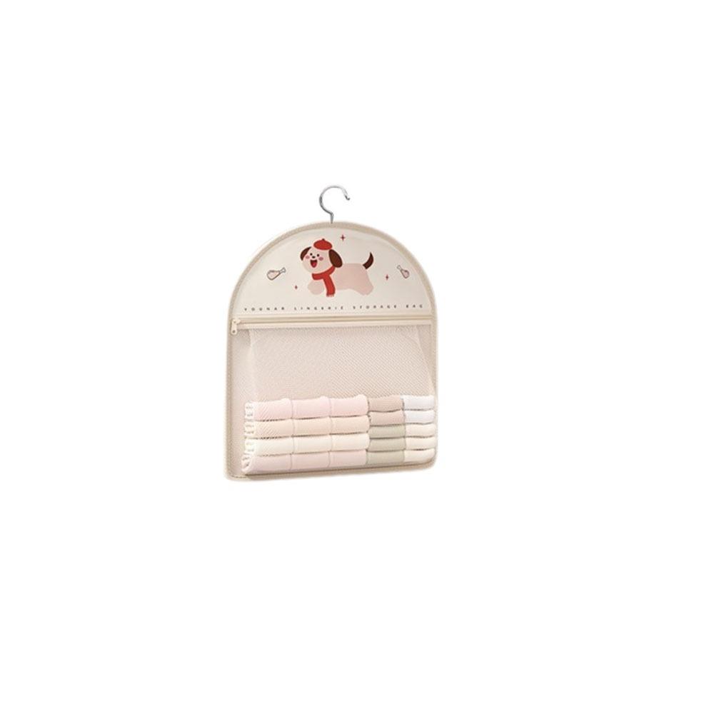 Cartoon Socks Storage Hanging Bag 1/2/3 Layer Hanging Mesh Bag Clothing Storage Bags  Dormitory