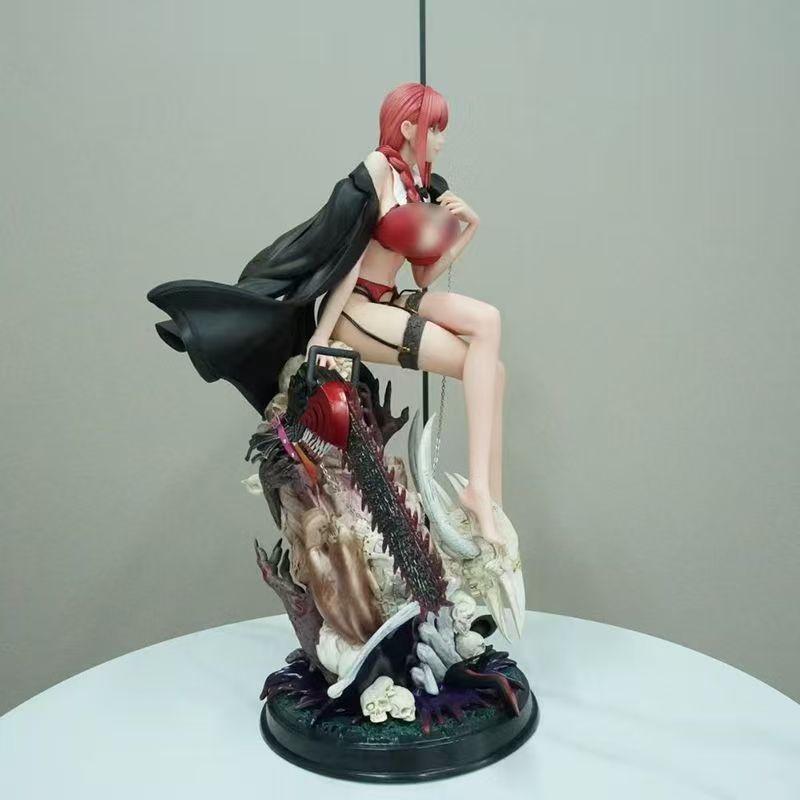 Demon chainsaw Man 45.5cm/17.91 Inch Makima Bunny Large scenes Can be saved girl PVC Action Sexy Fianime attle Toys Gifts