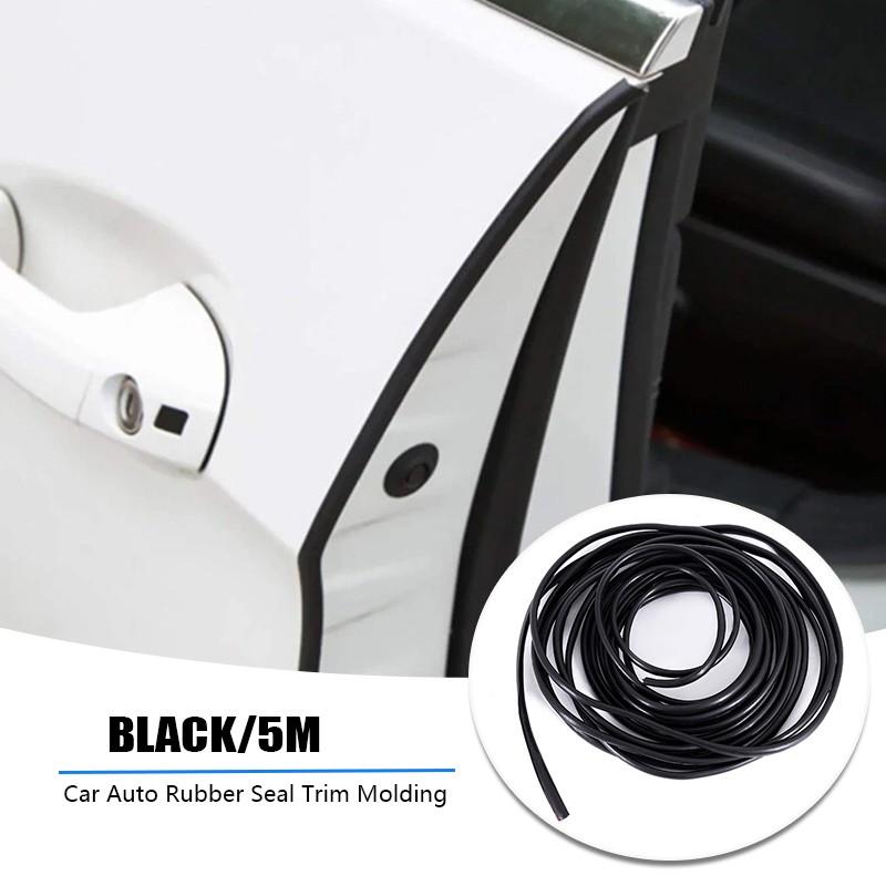 5M/16ft U Shape Rubber Seal Car Door Edge Guard Molding Trim Protectors Strip