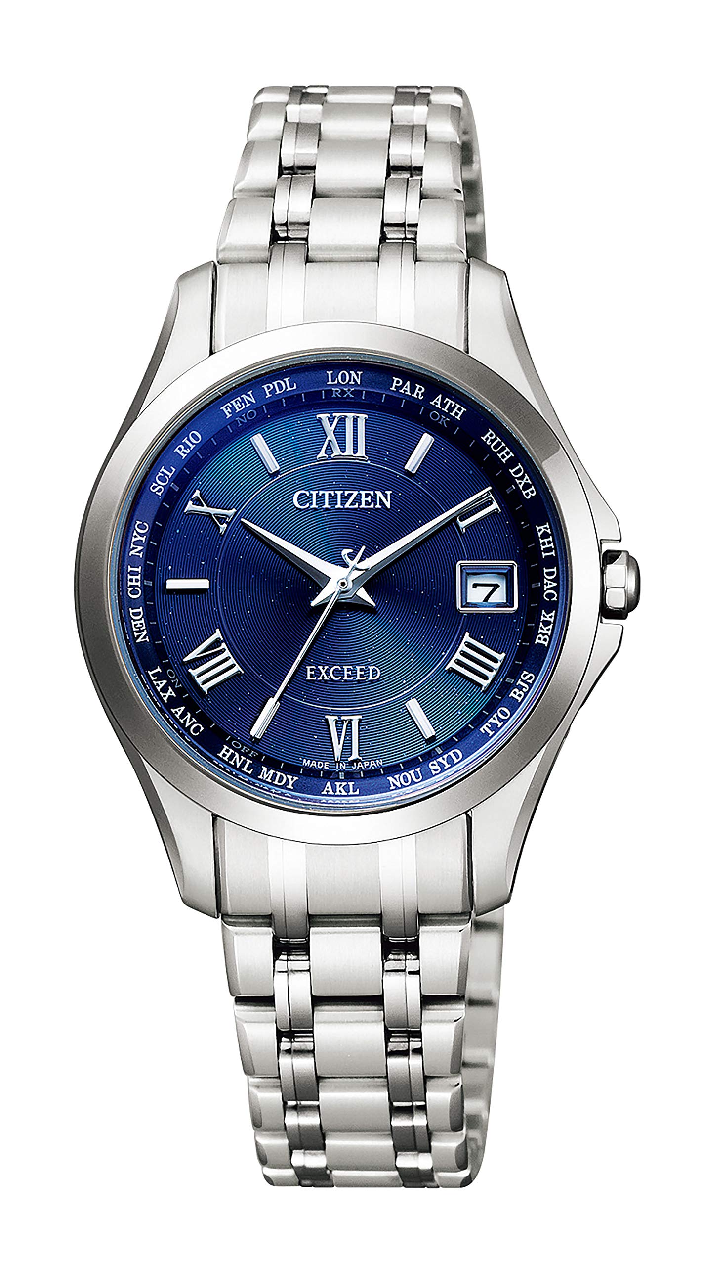 

Exceed Radio Watch Direct Flight Pair Silver [Citizen] Eco-Drive EC1120-59L для жінок