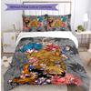 Dragon Ball Pattern Printed 3PCS Bedding Set, Soft Skin-Friendly Washable Duvet Cover & Pillowcases Set