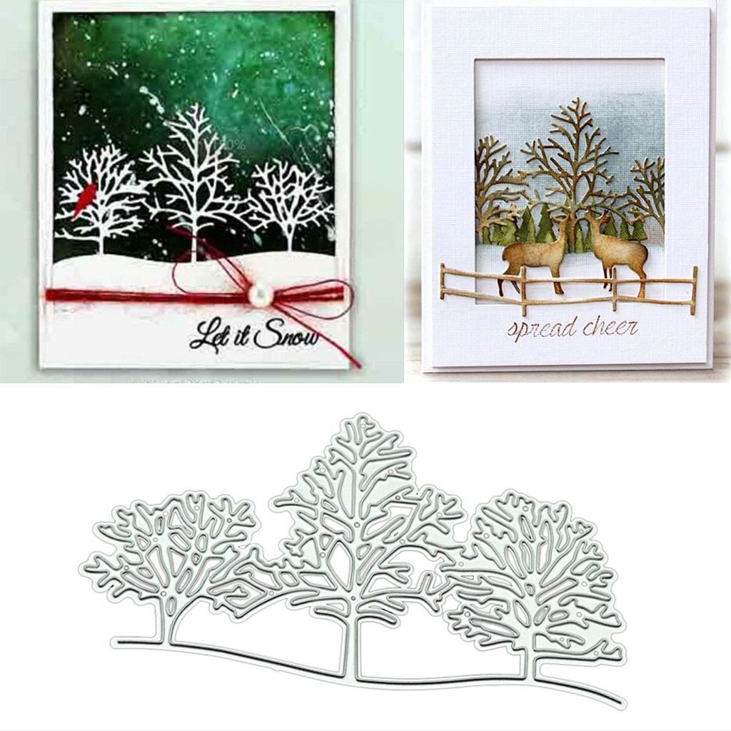 Creative Trees Metal Cutting Dies Exquisite Scrapbooking Embossing Template