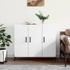 Vidaxl Mobile, Bianco, 90X34X80 Cm, Materiale a Base di Legno