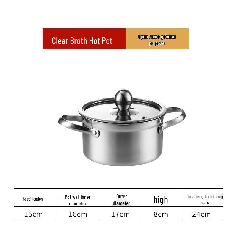 304 Stainless Steel Soup Pot