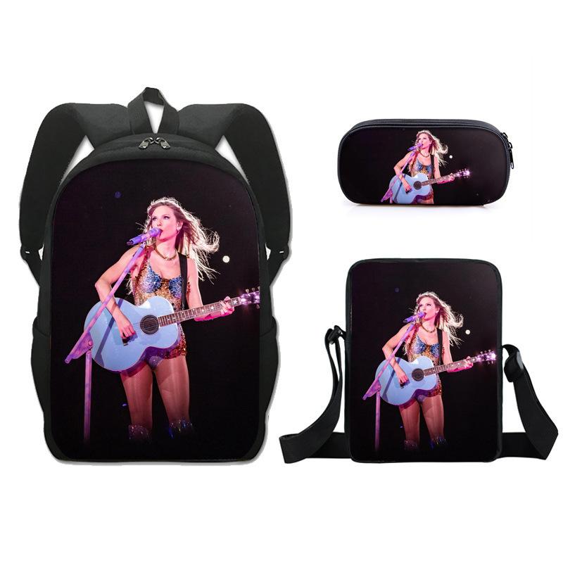 Taylor Swift Taylor Swift Zaino Scolastico Zaino per Bambini Piccola Borsa a Tracolla Astuccio Zaino