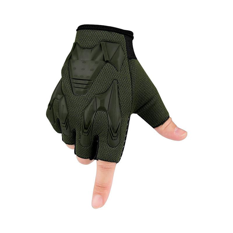 

Half Finger Tactical Gloves Men and Women Outdoor Sports Fitness Cycling Mountaineering Bicycle Non-slip Breathable Takeaway Gloves One Size