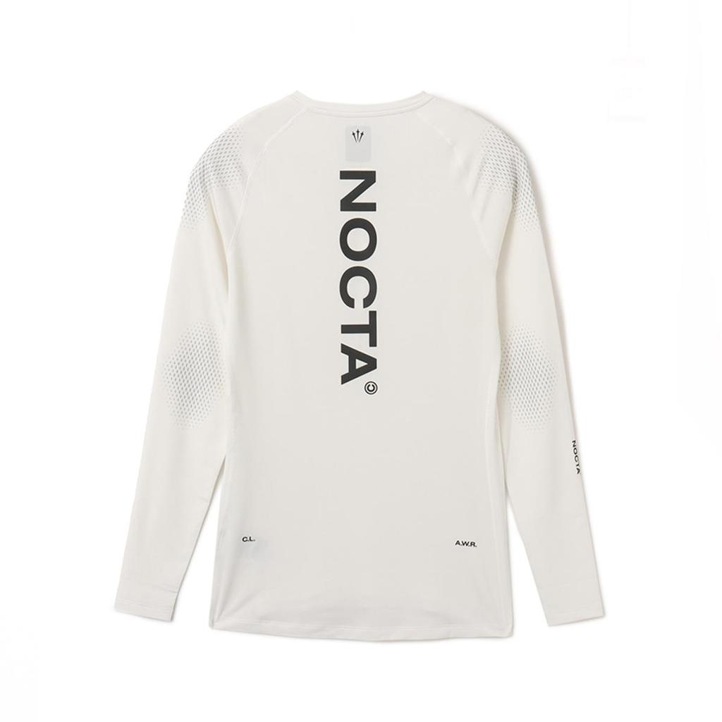 Nike NOCTA Long Sleeve Base Layer Basketball Top Men White Black DN0001-100