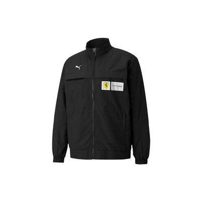 Ferrari Racing Series Broderet Logo Ståhals Sport Jakke Herre Ydertøj Sort 531644-01