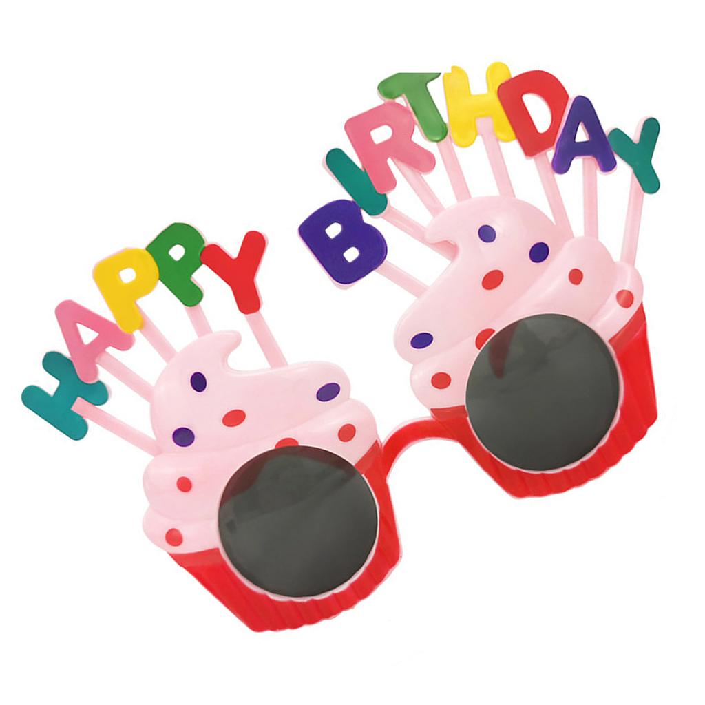 Comfortable Cake Themed Party Glasses For Birthday Celebrations And Festive Events With Lightweight Design