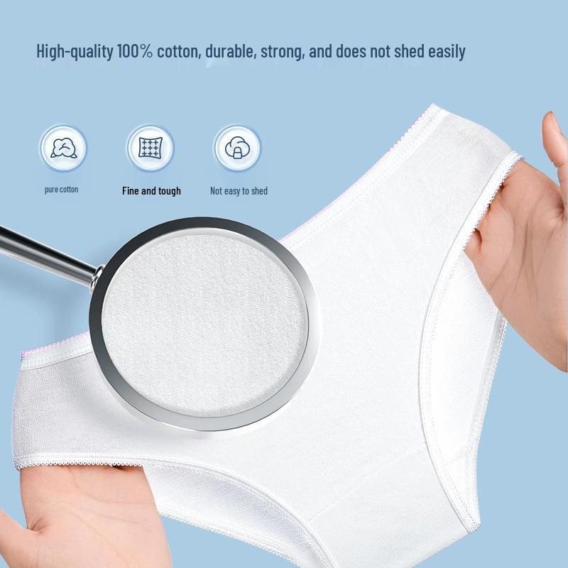 Freego Pure Cotton Disposable Underwear for Women & Men - Travel & Daily Boxer Briefs