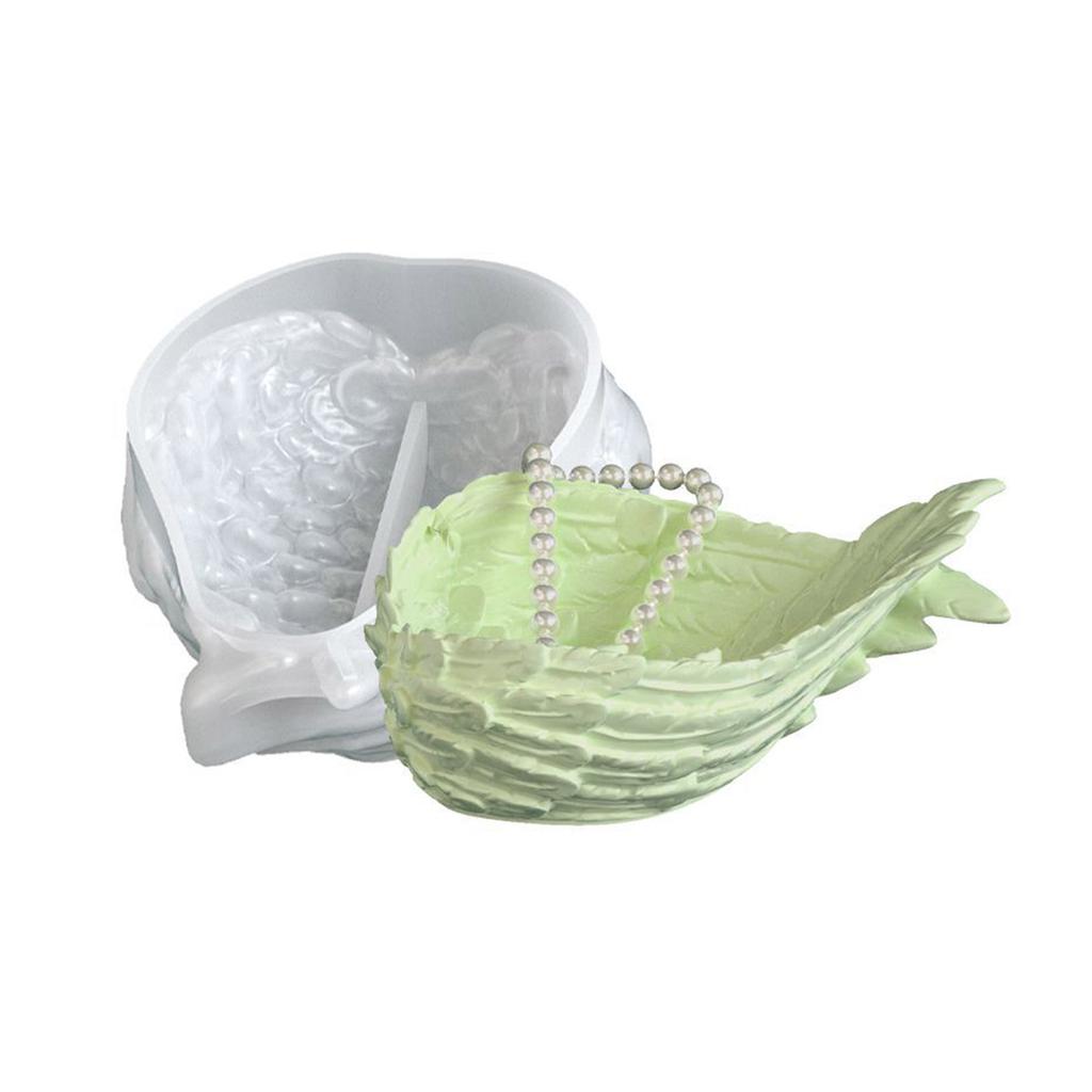 Wing Designs Silicone Mold For Handmade Resin Jewelry Dishes Candle Holders Decorative Trays Crafting Enthusiasts