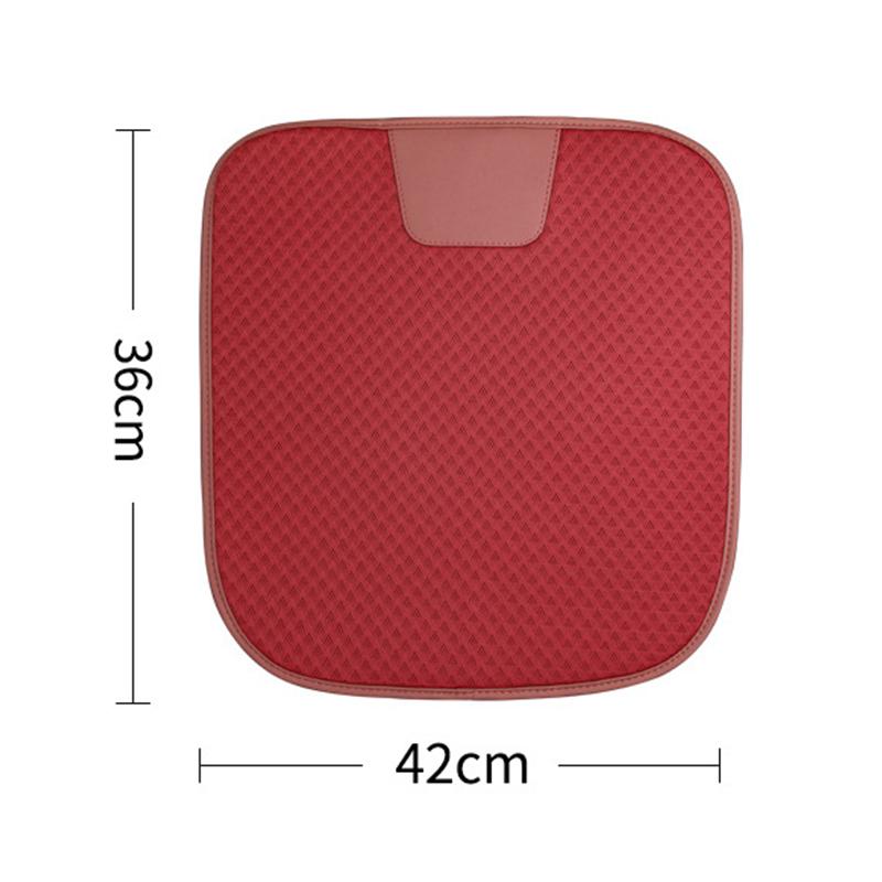 Sommer Kühl Eis Seide Autositzkissen Einteilig Vordersitzschoner Matte Für Fahrer Atmungsaktive Sitzbezugspolster Autozubehör