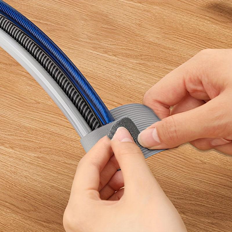 20pcs Polyamide Self-Adhesive Nylon Wire Clips, Under Table Cable Organizer Straps, Multi-Purpose Cord Holder for Home Office Supplies, Cord Clips