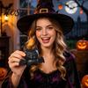 Stress Relief Bat Toy Halloween Glitter Squeeze Ball, Soft TPR Slow Rising Fidget Gothic Style Party Favor for Anxiety Relief, Cute Decompression
