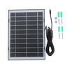 Solar Panel 8W High-Efficiency Output IP65 Waterproof Security Camera Power Supply Single Crystal Silicon Solar Panel