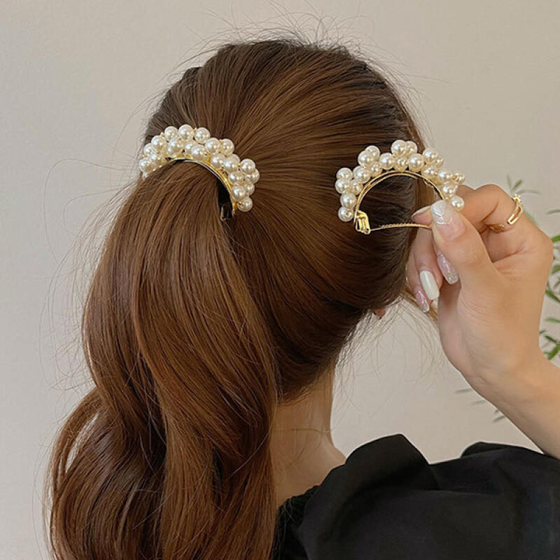 Rieri Pearl Point Hairpin gold