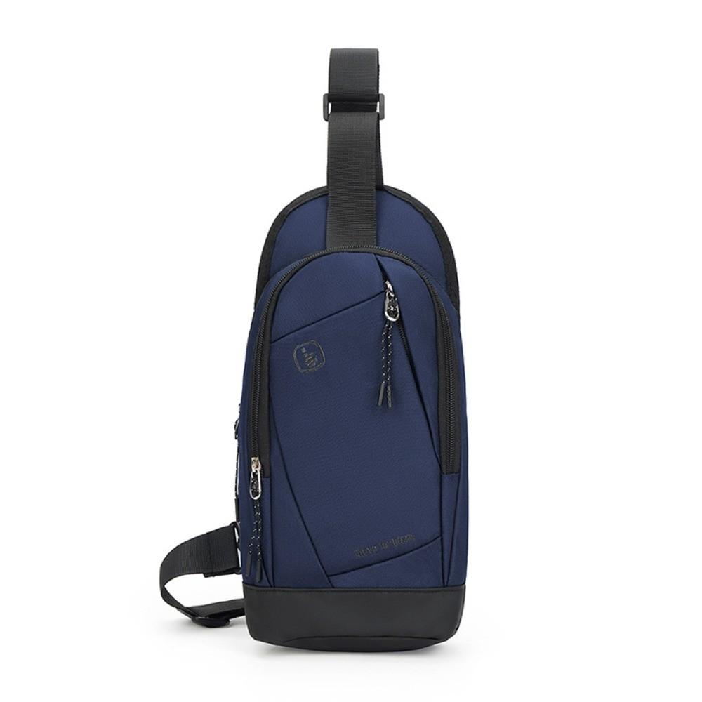 

Casual Crossbody Shoulder Bag Large Capacity Single Shoulder Bag Men s Chest Bag Woman Man темно-синий