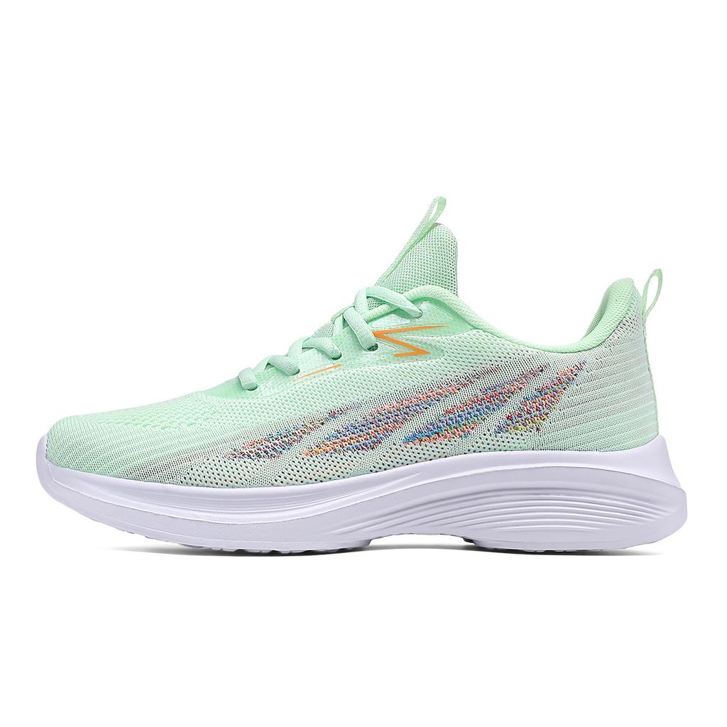 New fly-woven mesh breathable sports casual shoes soft sole lightweight running shoes casual