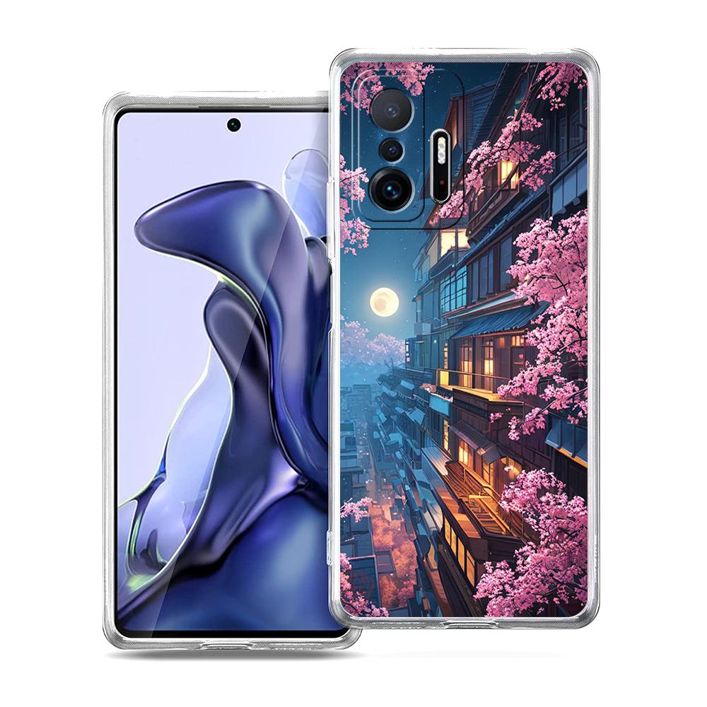 Anime Landscape Phone Case For Xiaomi 14 13 12 Lite Mi 11 Ultra 11X 13T 12T 11T For Poco X5 X4 X3 NFC F5 F4 M4 Pro 5G Cover