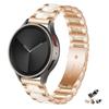 Pulseira de metal + resina de 20mm 22mm para samsung galaxy watch 5 pro 4 3 pulseira clássica 40mm 44mm 42mm 46mm 45mm active 2