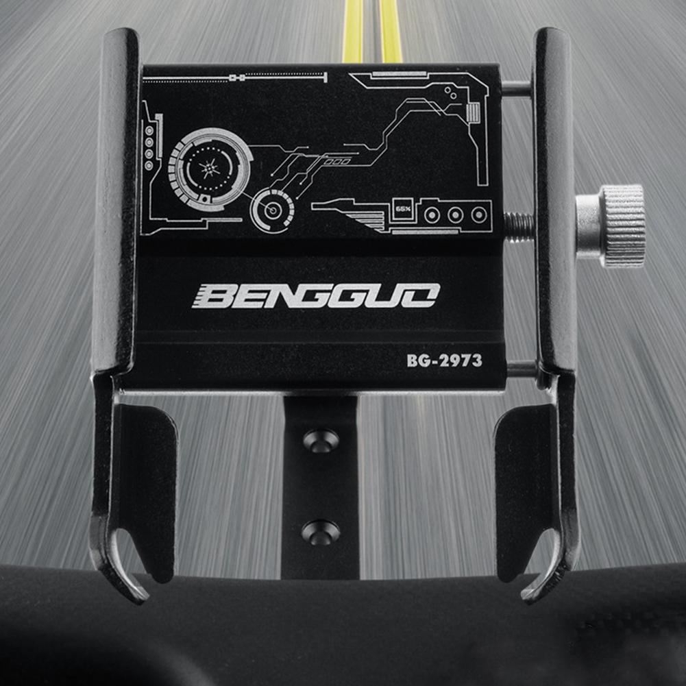 Bicycle Phone Holder Shockproof Bike Handlebar Phone Stand 360° Rotating Bicycle Navigation Phone Bracket Cycling Accessories