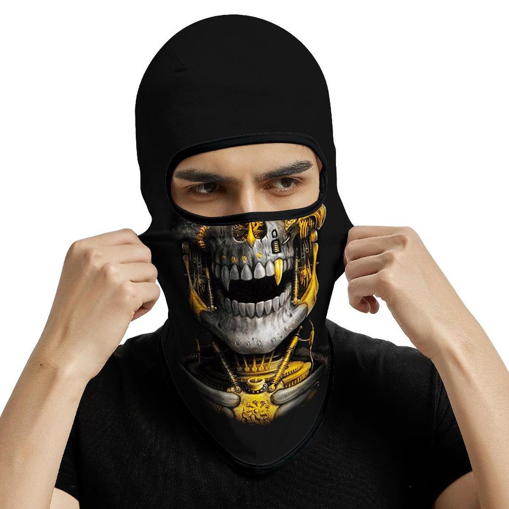 Harley Retro Motorcycle Sun Protection Mask & Summer Neck Gaiter Joker Headwear