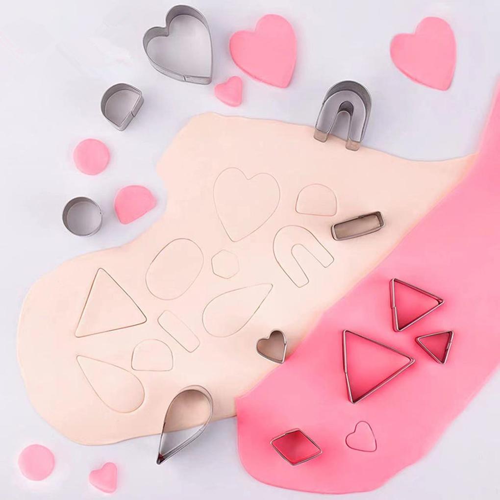 36 Pieces/Set Clay Mold Portable Washable Slicing Earring Pendant Jewelry Making Mould Molding Tool Accessories