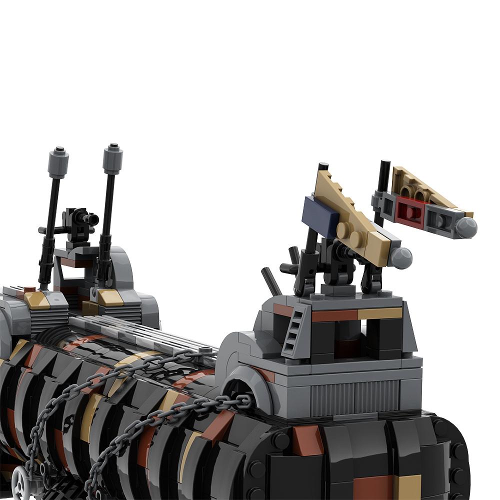 Gobricks MOC MAD MAX Fury Road Tatra T815 "Der Kriegswagen" (1220 Steine) apokalyptischer LKW Bausteine Spielzeug Ideal Als Kindergeschenkidee