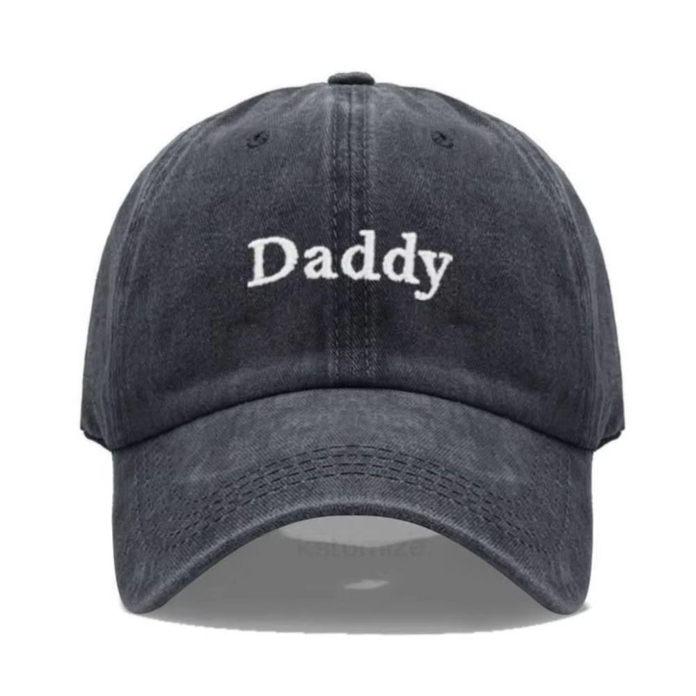 Letter Embroidered Parent Matching Baseball Cap Adjustable Dad Hats For Man Women