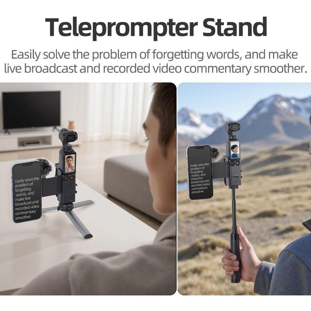 Anti-Drop Expansion Bracket Adapter 2-in-1 Handheld Stand for DJI Osmo Pocket 3 Camera Accessories