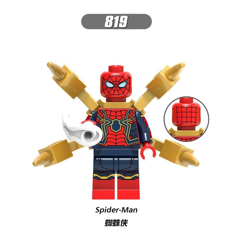 Lego Hulk Outrider Iron Man Thor Spiderman Thanos Avengers Minifiguren Bausteine Spielzeug
