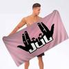 Jul Album Music Anime Beach Swimming Towel Soft Absorbent Washcloth Children's Gifts for Kids Travel Camping Gym