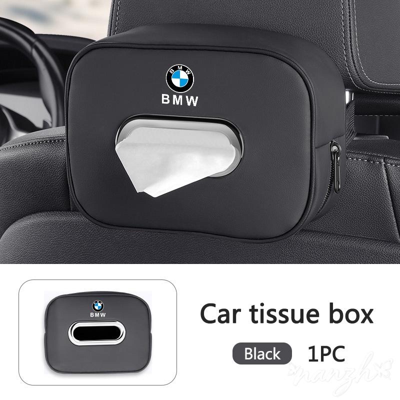 Nappa Leather Car Tissue Box Center Console Armrest Napkin Box For BMW F20 G20 G30 X3 X4 X5 G05 X6 X7 G11 F15 F16 G01 Keychain AZ7