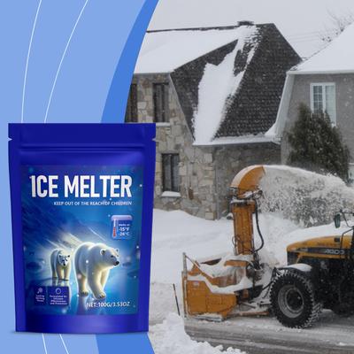 Pet Safe Ice Derretimento Adequado Para Concreto Ice Derretimento Pet Friendly Para Remoção De Neve E Gelo Saco Portátil, 100g