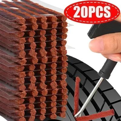 Tira de Borracha para Reparo de Pneus de Carro Automático Moto Bicicleta Pneus Sem Câmara Ferramentas de Reparo de Furos para Pneus de Borracha Ferramenta de Reparo de Pneus