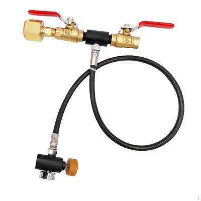 CO2 Cylinder Refill Adapter Bottle Connector Quick Disconnect Repair Stations
